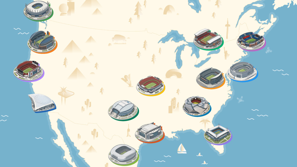 World Cup 2026 stadiums